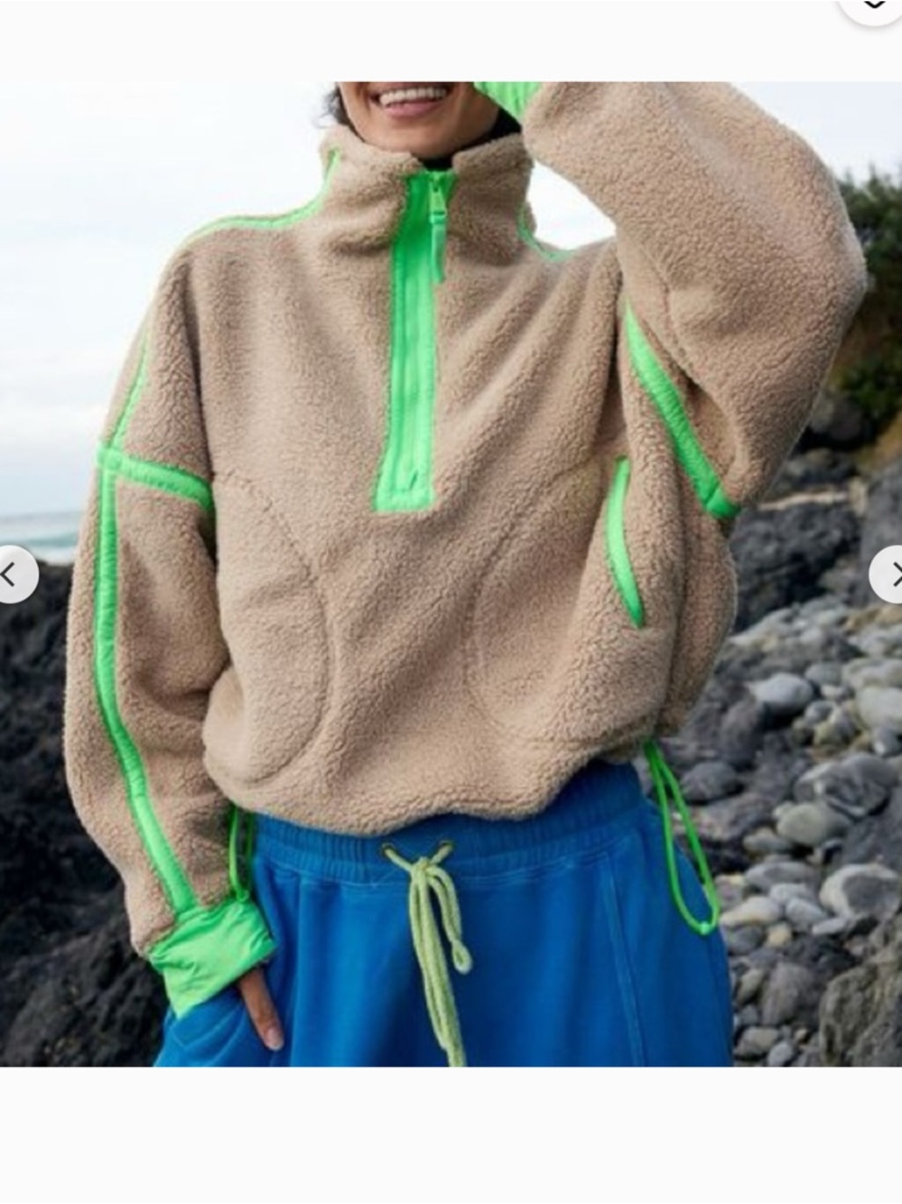 Free People Mountain High Half Zip